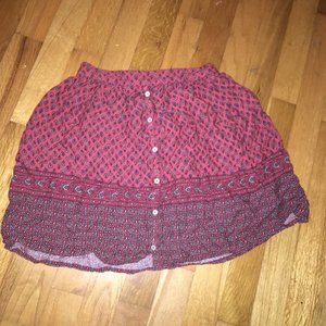 Floral Pattern mini skirt